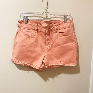 American eagle hi rise shortie size 10